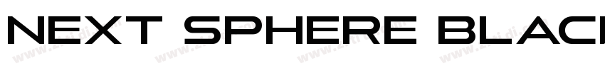 Next Sphere Black字体转换